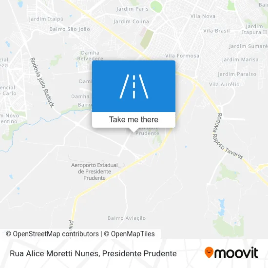 Rua Alice Moretti Nunes map