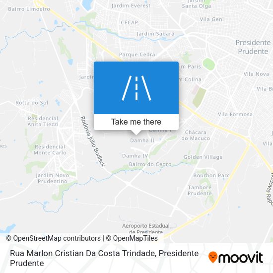Rua Marlon Cristian Da Costa Trindade map