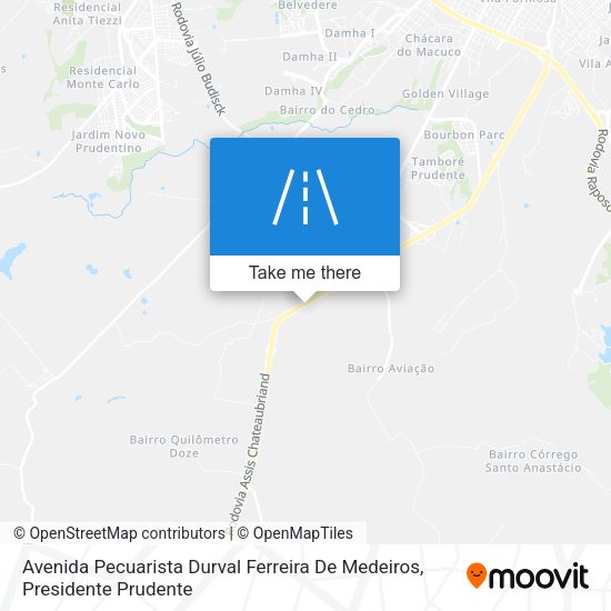 Avenida Pecuarista Durval Ferreira De Medeiros map