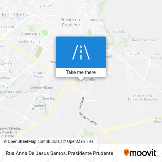 Rua Anna De Jesus Santos map