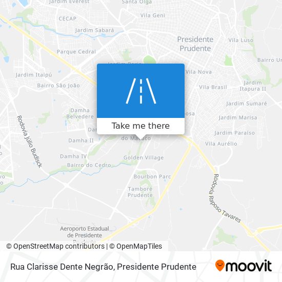 Rua Clarisse Dente Negrão map