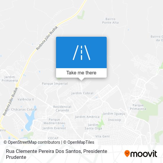 Rua Clemente Pereira Dos Santos map