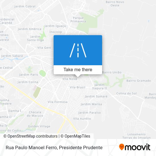 Rua Paulo Manoel Ferro map