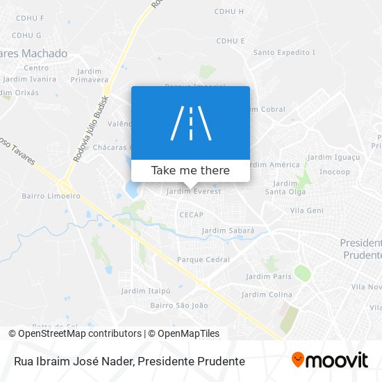 Rua Ibraim José Nader map