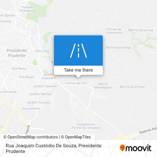 Rua Joaquim Custódio De Souza map