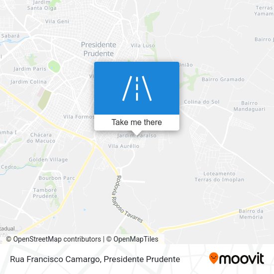 Rua Francisco Camargo map