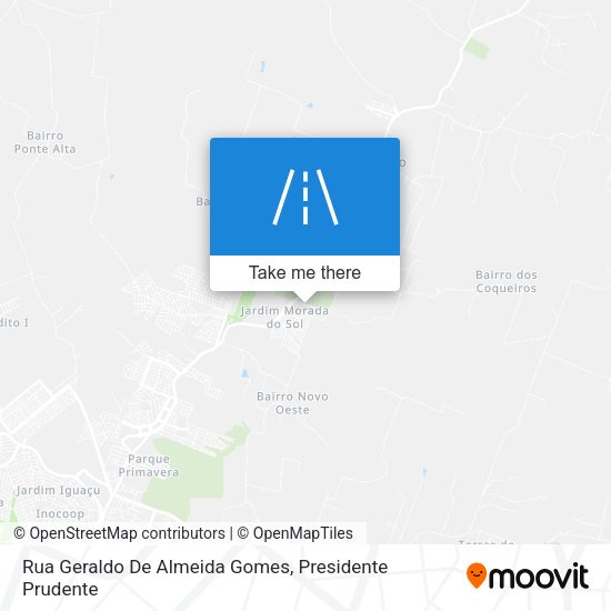 Rua Geraldo De Almeida Gomes map