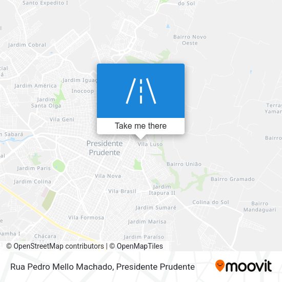 Rua Pedro Mello Machado map