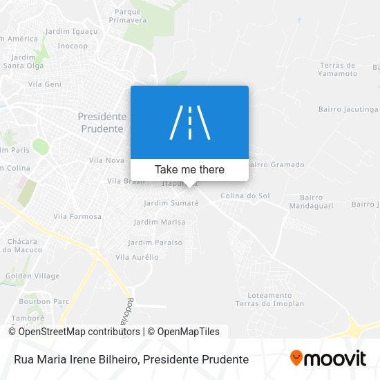 Rua Maria Irene Bilheiro map