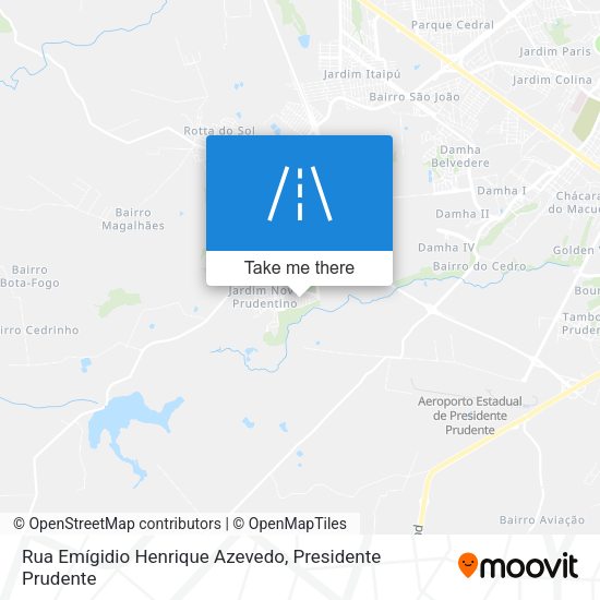 Rua Emígidio Henrique Azevedo map