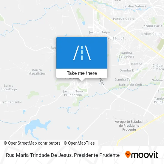 Rua Maria Trindade De Jesus map