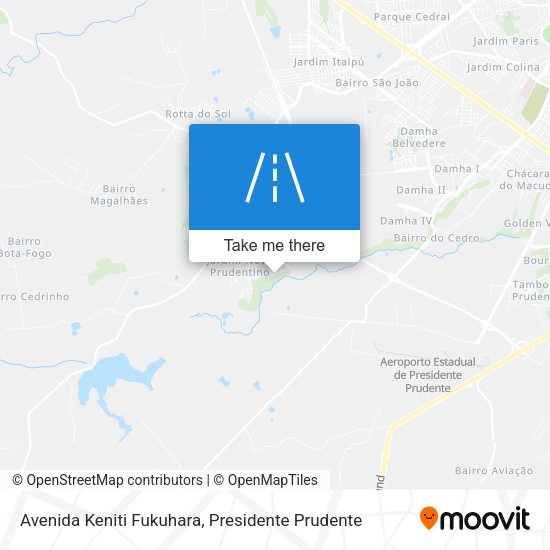 Avenida Keniti Fukuhara map