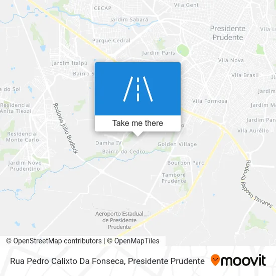 Rua Pedro Calixto Da Fonseca map
