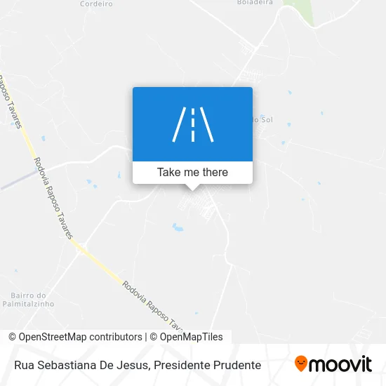 Rua Sebastiana De Jesus map