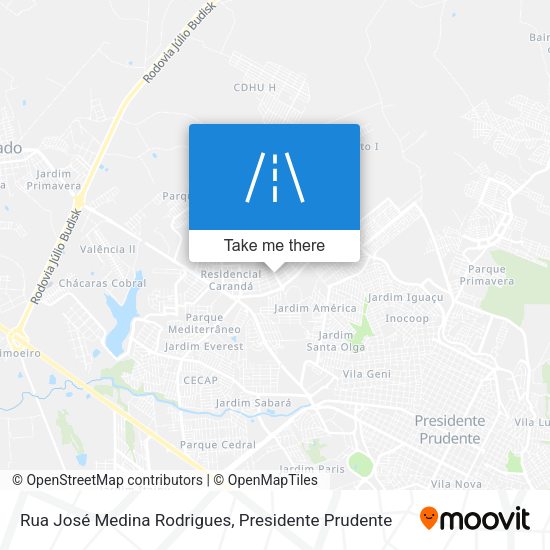 Rua José Medina Rodrigues map