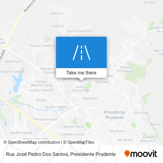 Rua José Pedro Dos Santos map