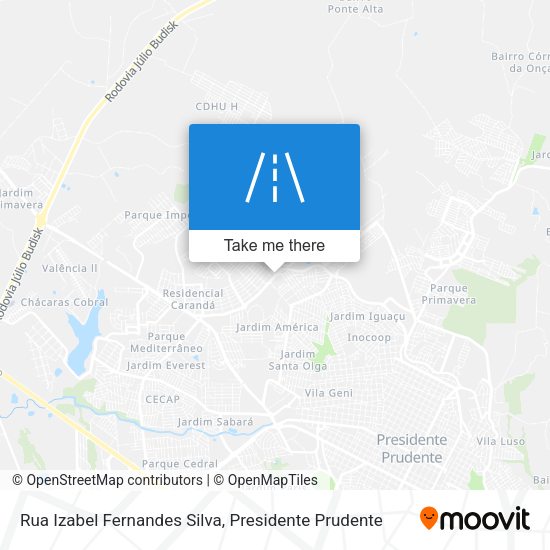 Rua Izabel Fernandes Silva map