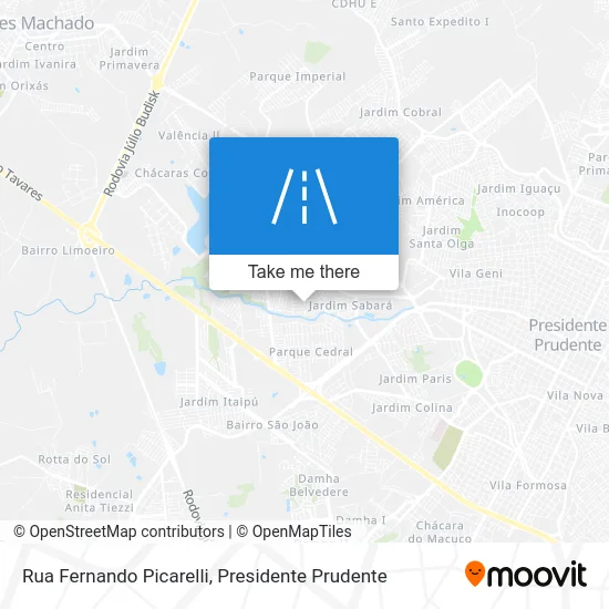 Rua Fernando Picarelli map