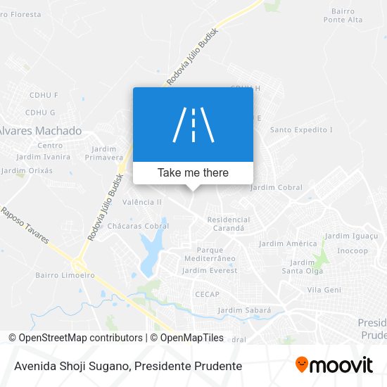 Avenida Shoji Sugano map