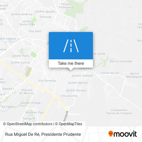 Rua Miguel De Ré map
