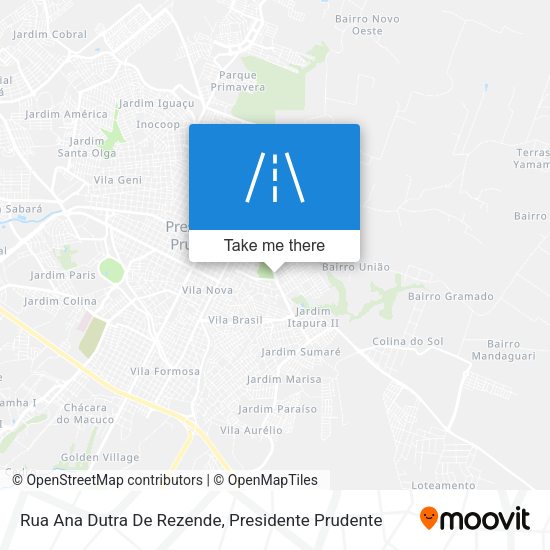 Rua Ana Dutra De Rezende map