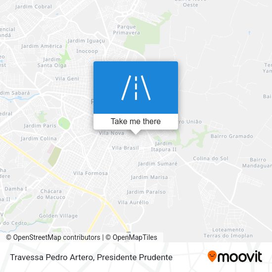 Travessa Pedro Artero map