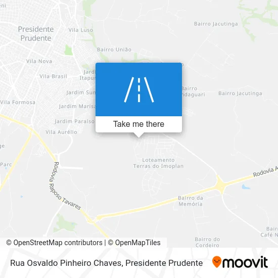 Rua Osvaldo Pinheiro Chaves map