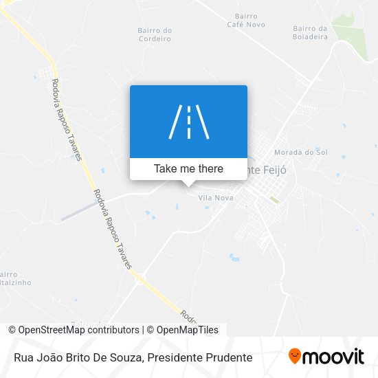 Rua João Brito De Souza map