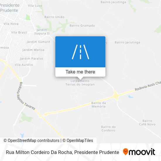 Rua Milton Cordeiro Da Rocha map