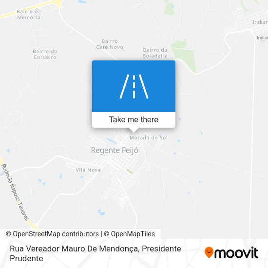 Rua Vereador Mauro De Mendonça map