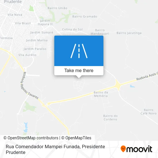 Rua Comendador Mampei Funada map