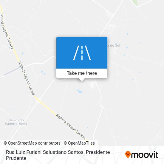 Rua Luiz Furlani Salustiano Santos map