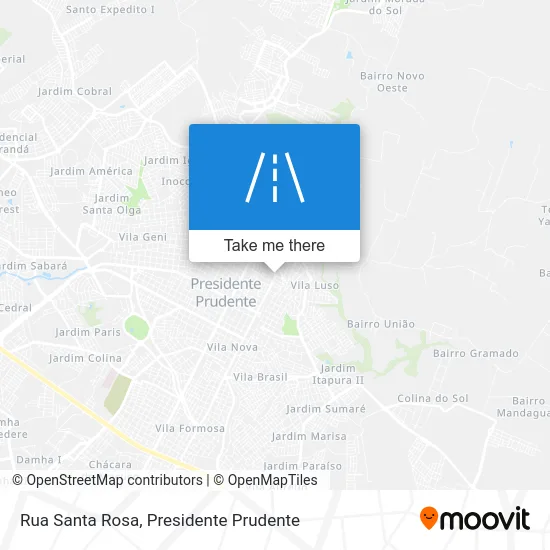 Rua Santa Rosa map