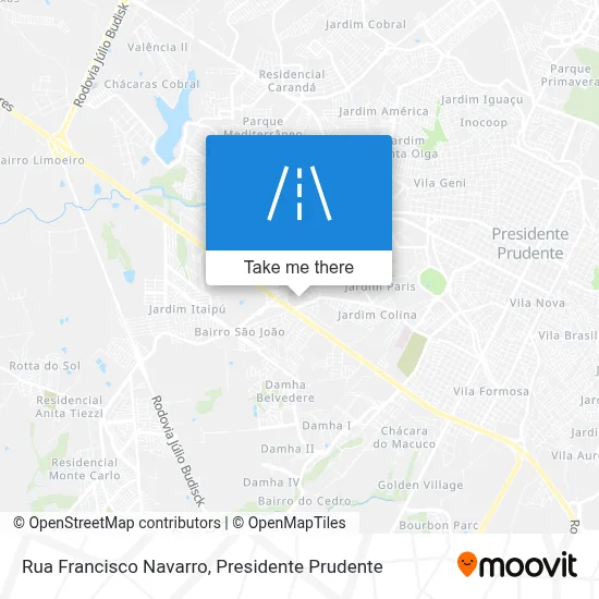 Rua Francisco Navarro map