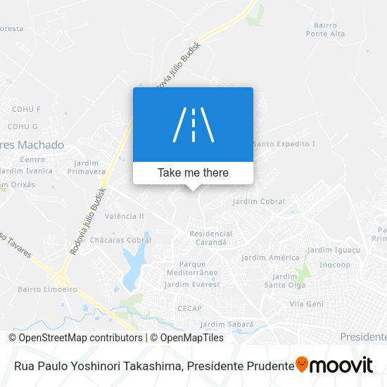 Rua Paulo Yoshinori Takashima map