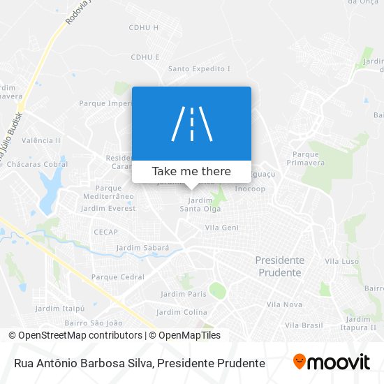 Rua Antônio Barbosa Silva map