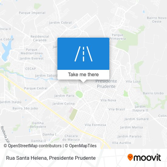 Rua Santa Helena map