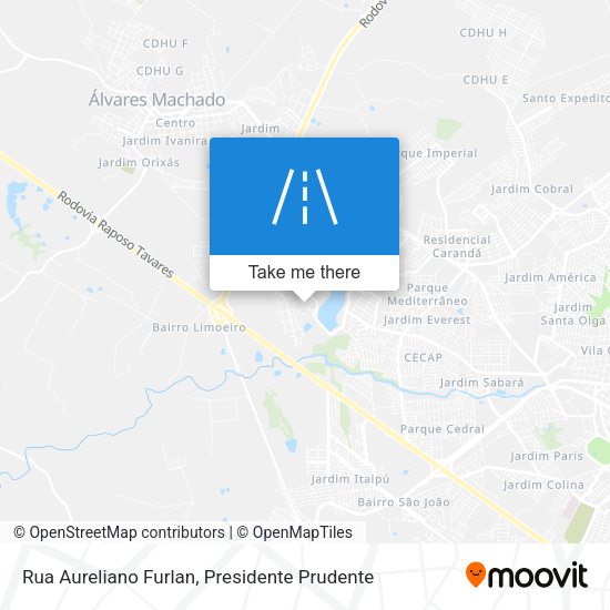 Rua Aureliano Furlan map