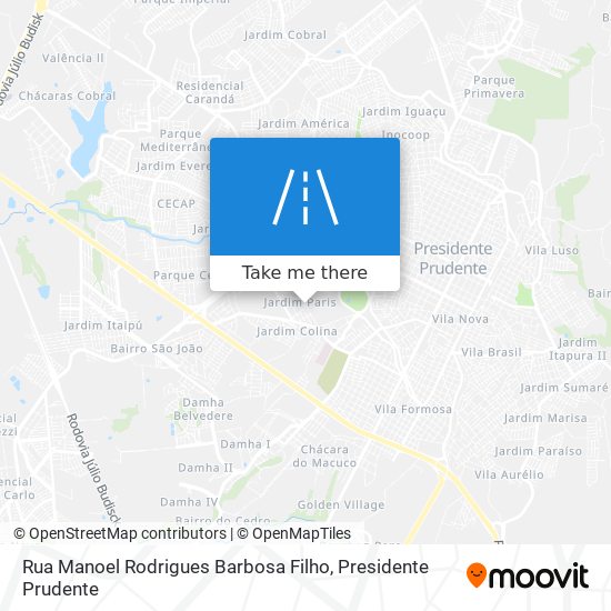 Rua Manoel Rodrigues Barbosa Filho map