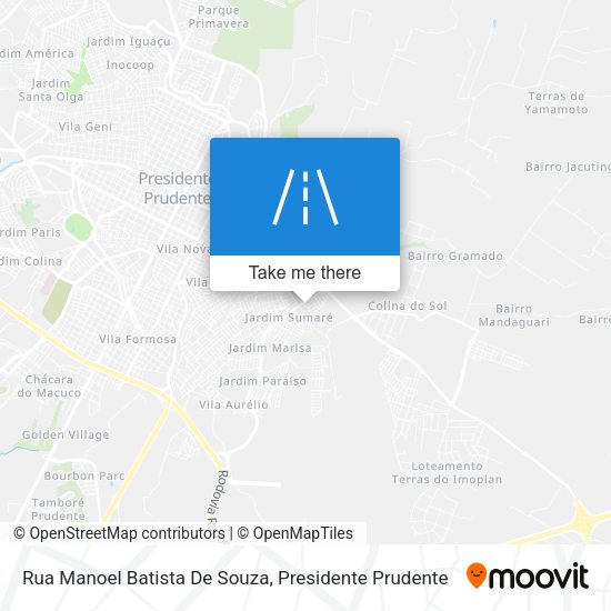 Rua Manoel Batista De Souza map