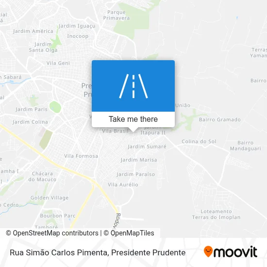Rua Simão Carlos Pimenta map