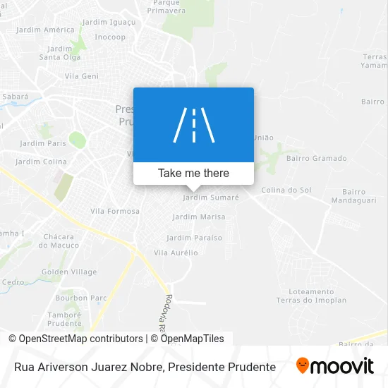 Rua Ariverson Juarez Nobre map