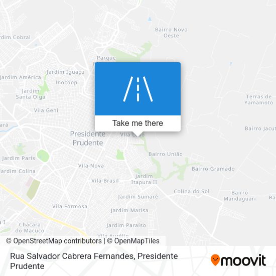 Rua Salvador Cabrera Fernandes map