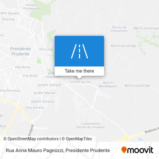 Rua Anna Mauro Pagnozzi map