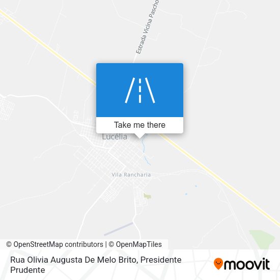 Rua Olivia Augusta De Melo Brito map