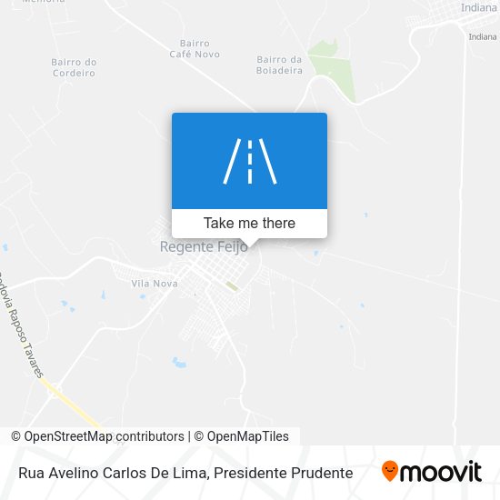 Rua Avelino Carlos De Lima map