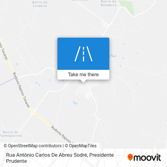 Rua Antônio Carlos De Abreu Sodré map