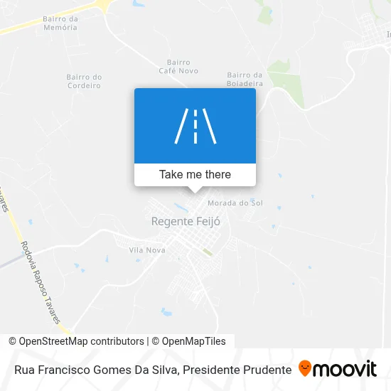 Rua Francisco Gomes Da Silva map