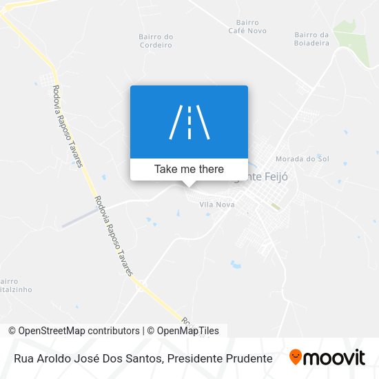 Rua Aroldo José Dos Santos map