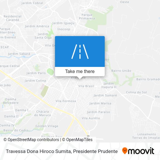 Travessa Dona Hiroco Sumita map